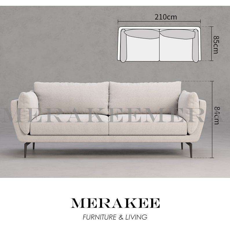MERAKEE 1/2/3 Seater Sofa Solid Wood Color Solution Living Room Furniture JC806