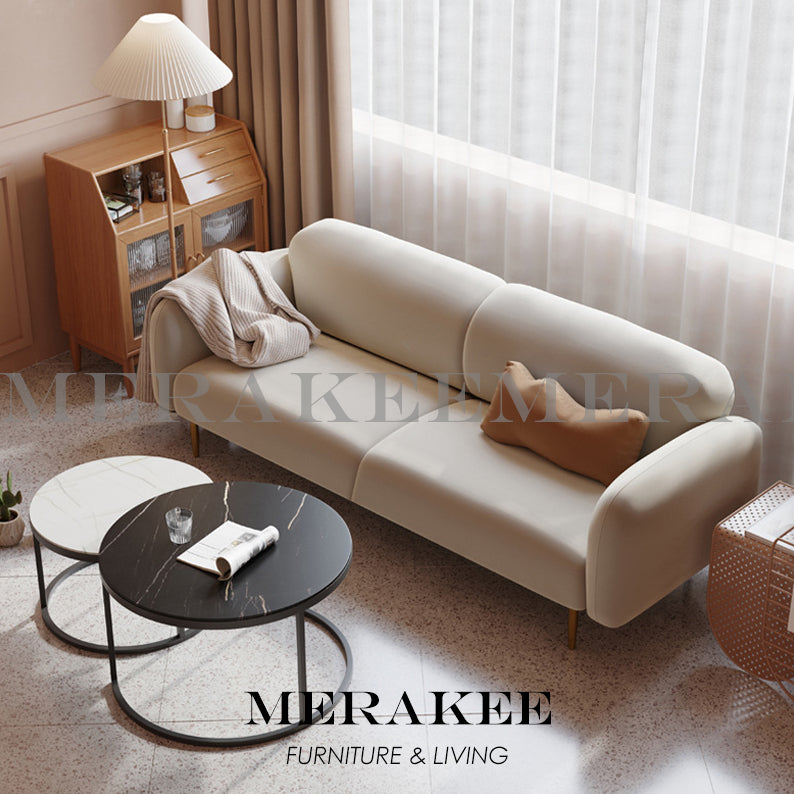 MERAKEE Velvet 1/2/3/4 Seater Sofa Color Solution Living Room Furniture JC998