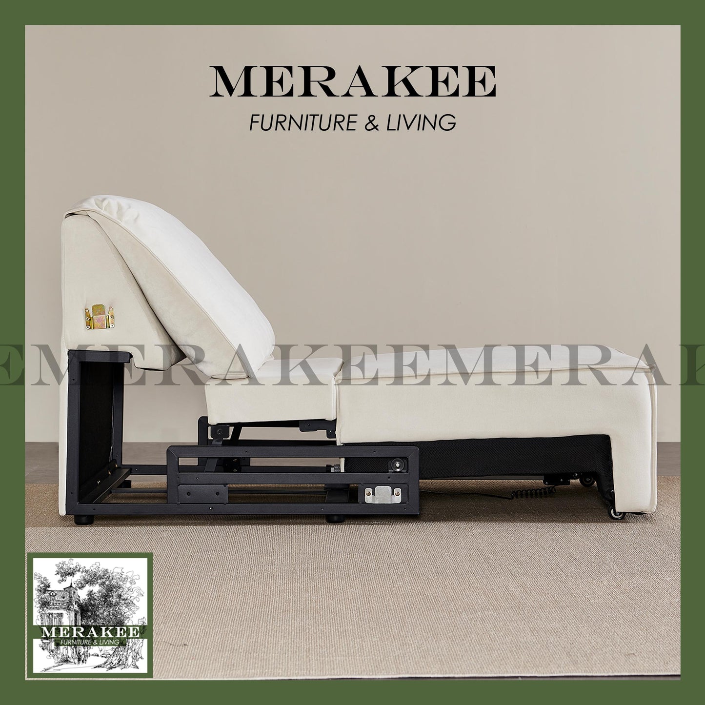 MERAKEE Electric Recliner sofa Fabric 2/3/4 Seater Color Solution Living Room Bedroom Furniture XC830