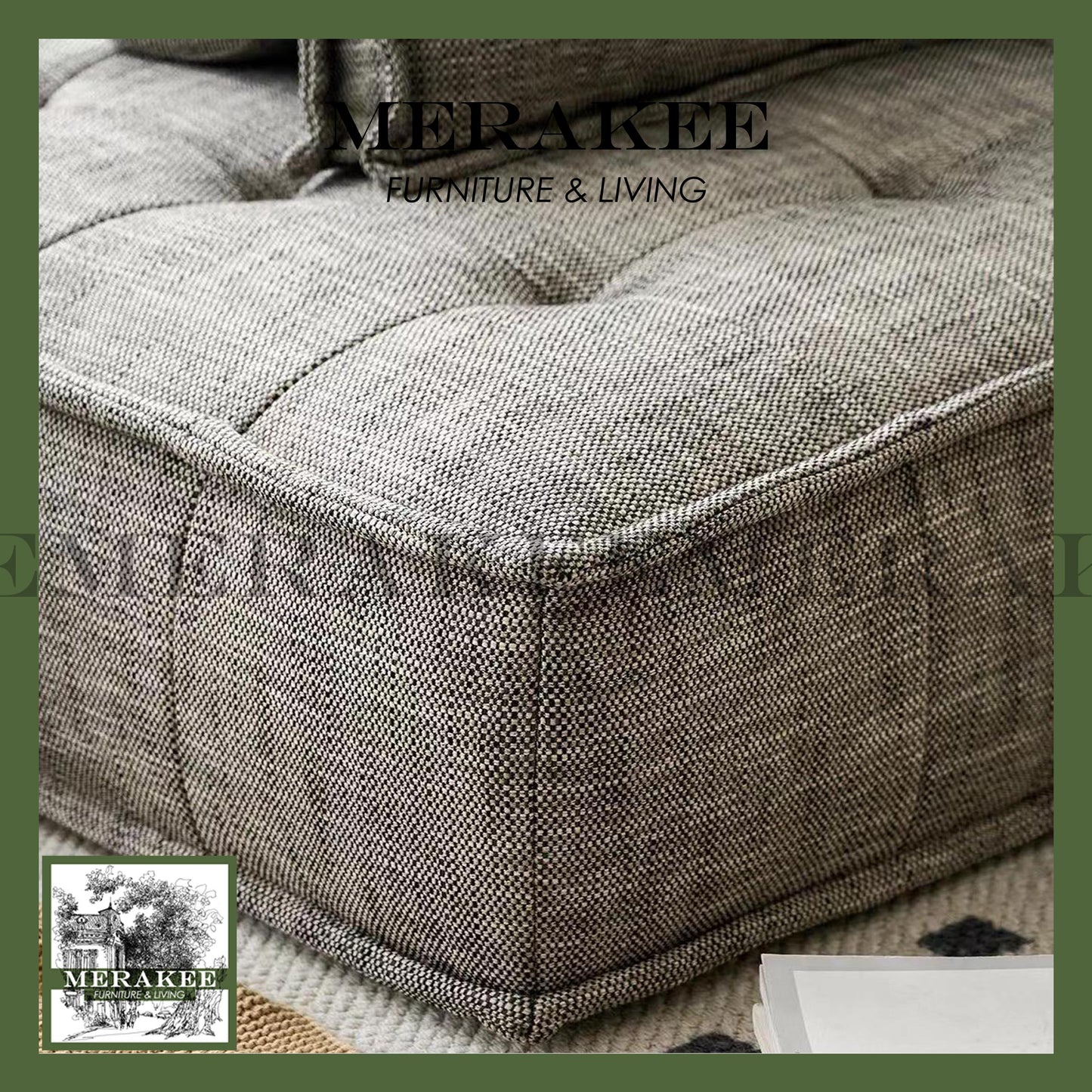 MERAKEE Compressed Modular/Sectional Sofa Firm Seat 5 Years Warranty High Flexibility T207