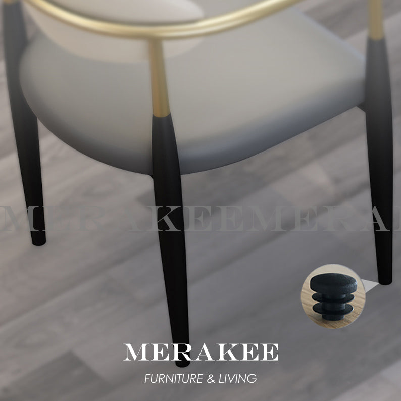 MERAKEE Marble Like Sintered Stone Balcony Negotiation Meeting Table With Chair Set F016