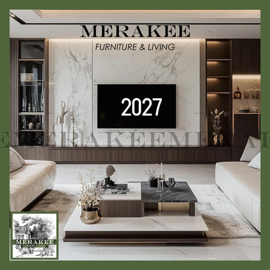 MERAKEE TV Sintered Stone Feature Wall Cutsomization with Installation