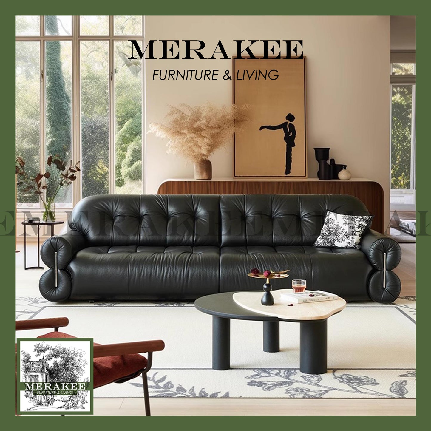 MERAKEE Full-Grain Genuine Leather Electric Recliner sofa 2/3 Seater Color Solution Living Room Furniture XC8843