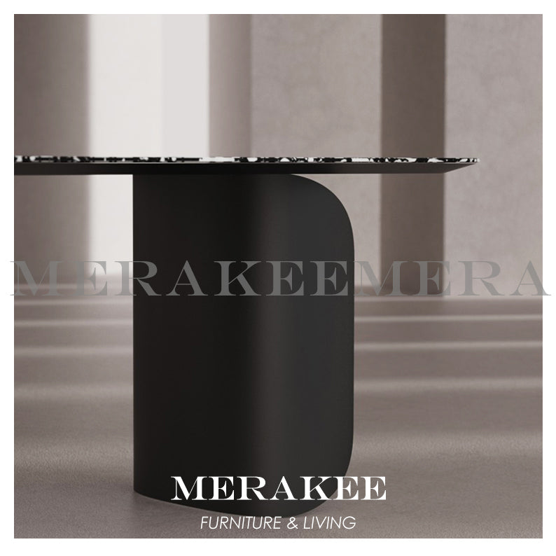 MERAKEE Customized Terrazzo Sintered Stone Dining Table Dining Room Furniture X1