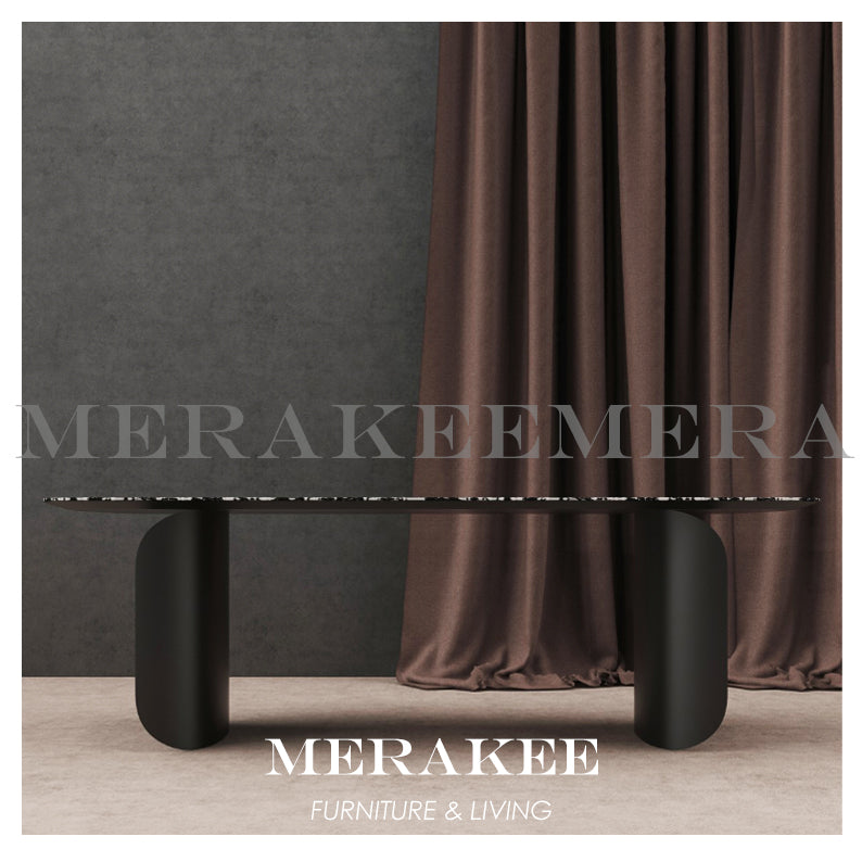 MERAKEE Customized Terrazzo Sintered Stone Dining Table Dining Room Furniture X1