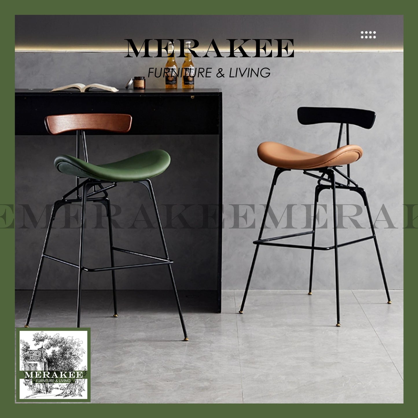 MERAKEE Bar Stool Chair BC03