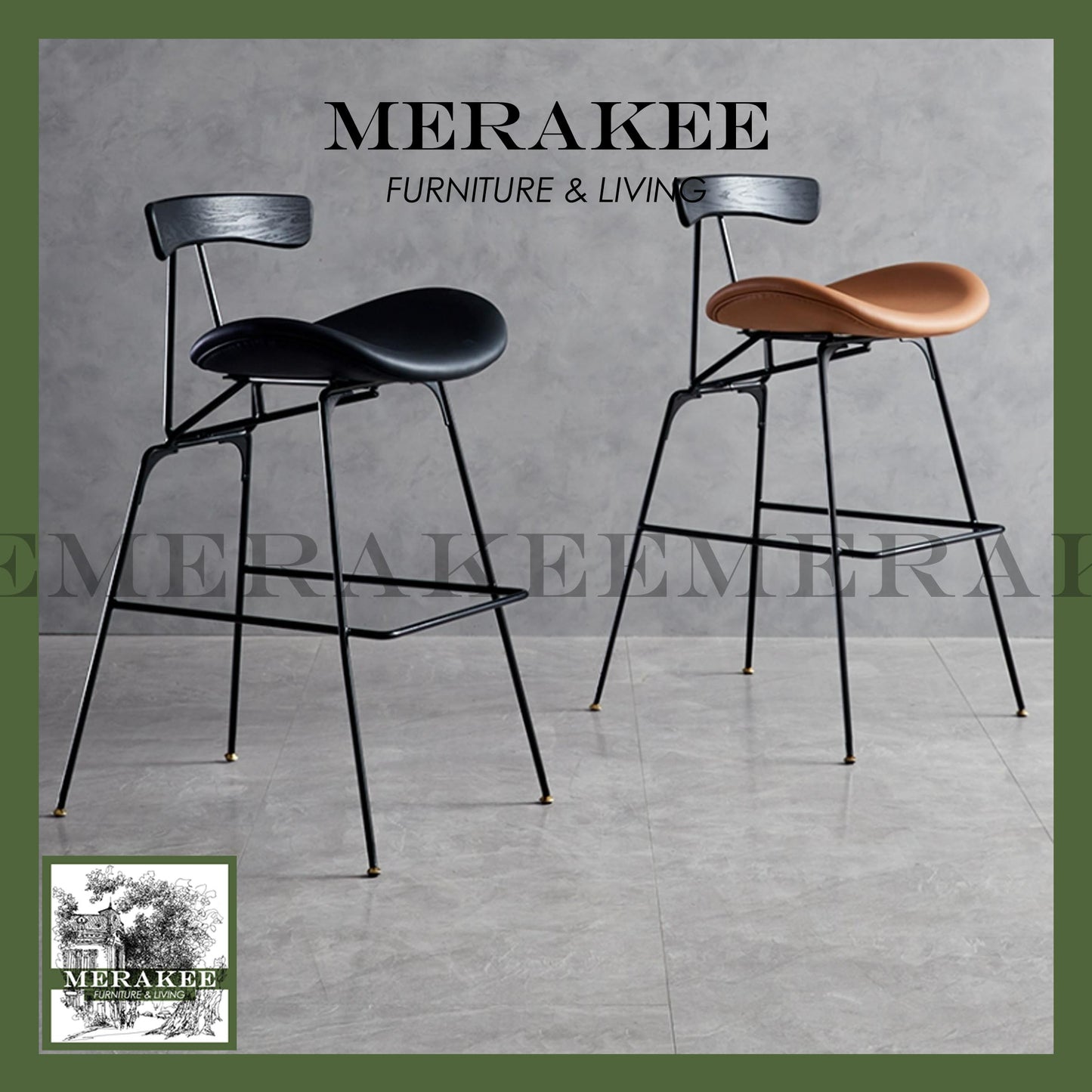 MERAKEE Bar Stool Chair BC03