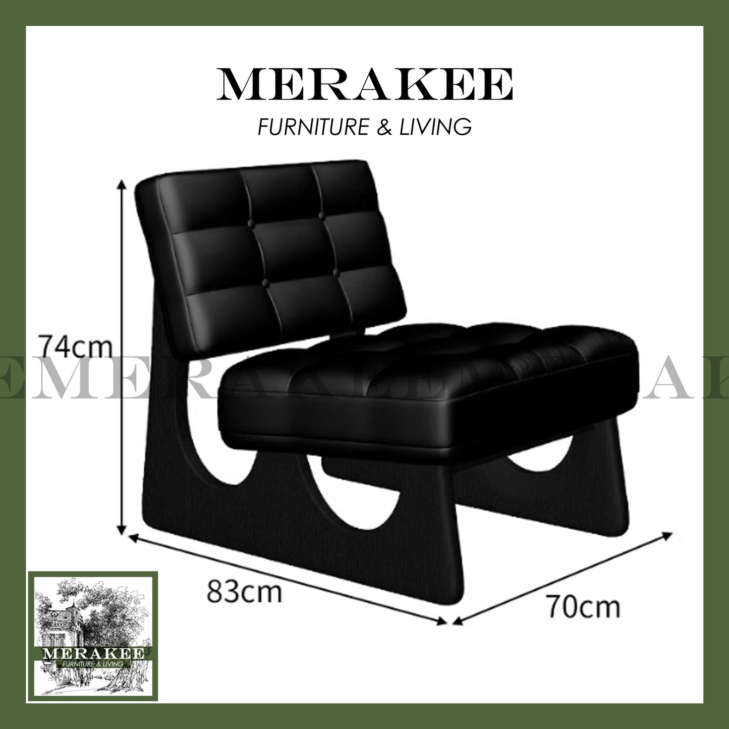 MERAKEE Armchair Living Room Furniture M03