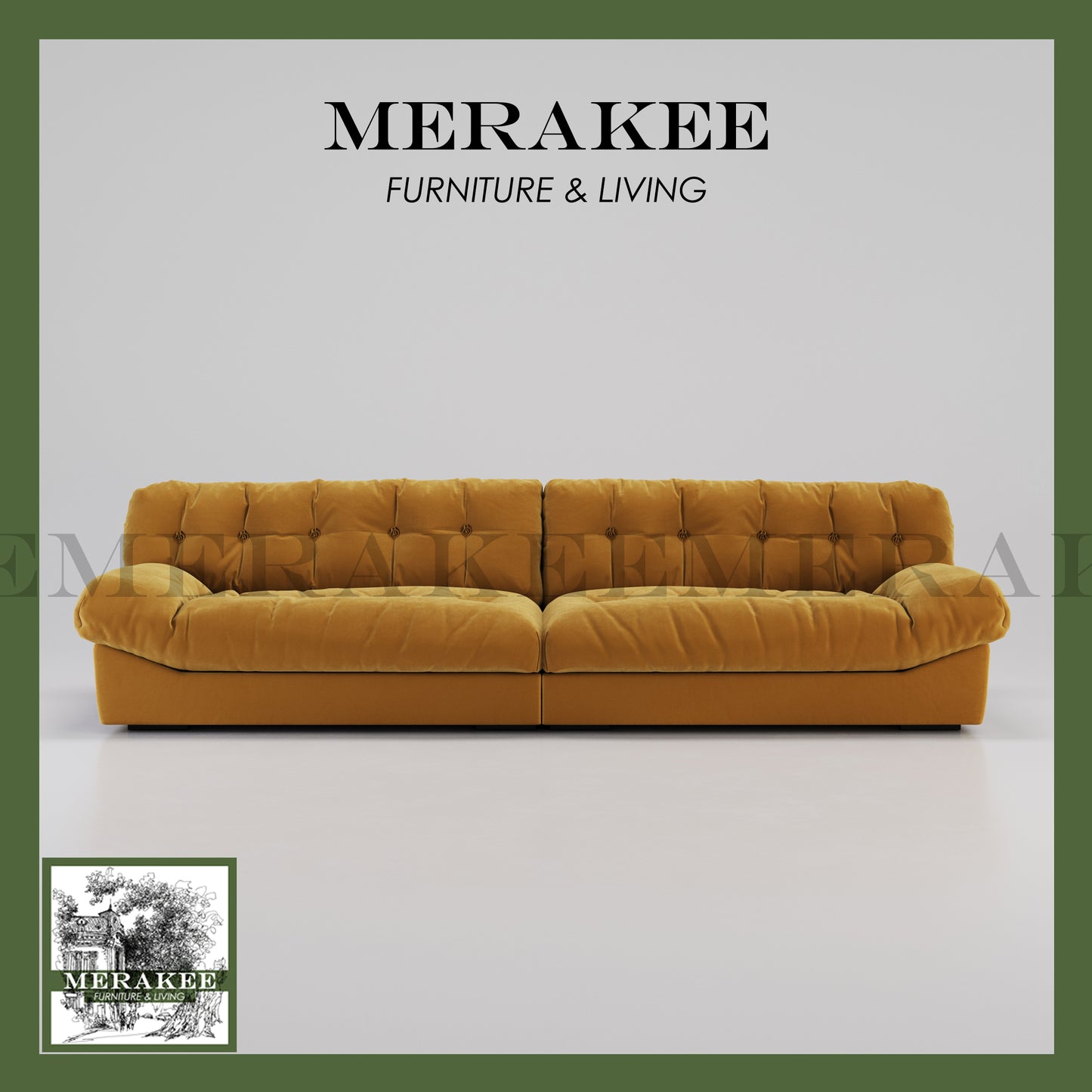MERAKEE Fabric 1/2/3/4 Seater Cloud Sofa Color Solution Living Room Furniture JC083