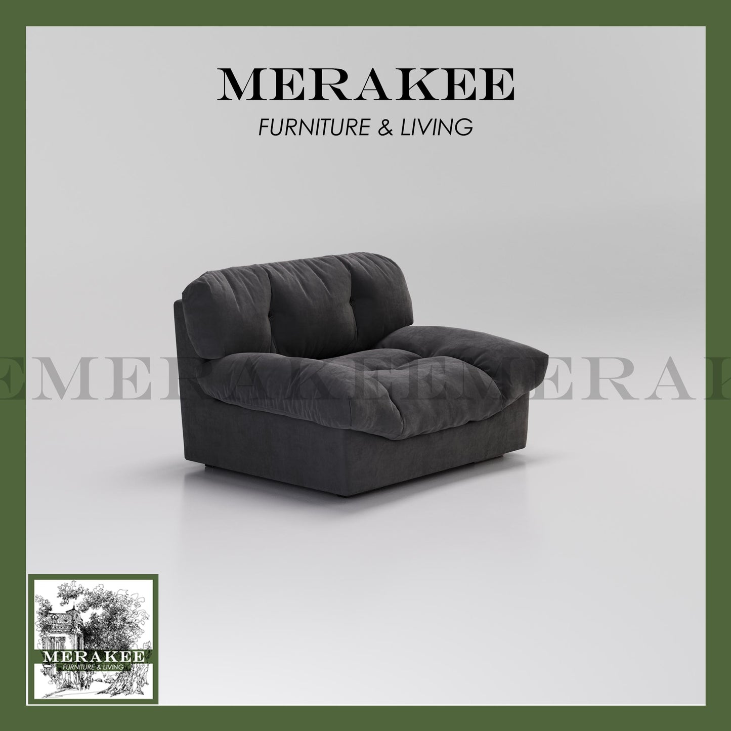 MERAKEE Fabric 1/2/3/4 Seater Cloud Sofa Color Solution Living Room Furniture JC083