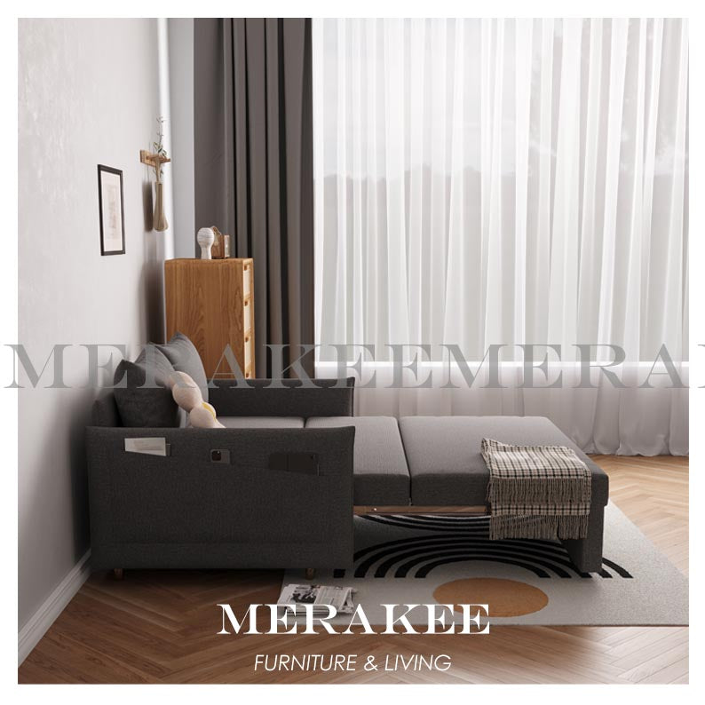 MERAKEE Multi Purpose Sofa Bed With Large Storage Color Solution Living Room Bedroom Furniture JC215
