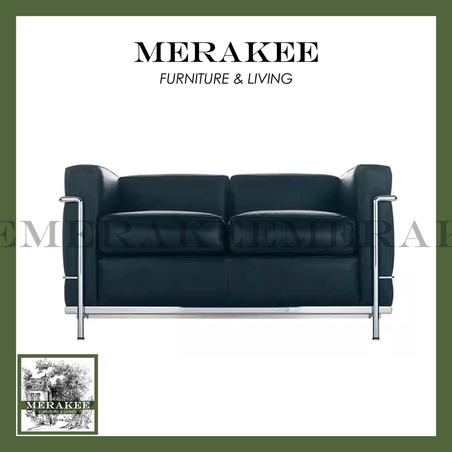 MERAKEE PU/Genuine Leather 1/2/3 Seater Sofa Color Solution Living Room Furniture YM09