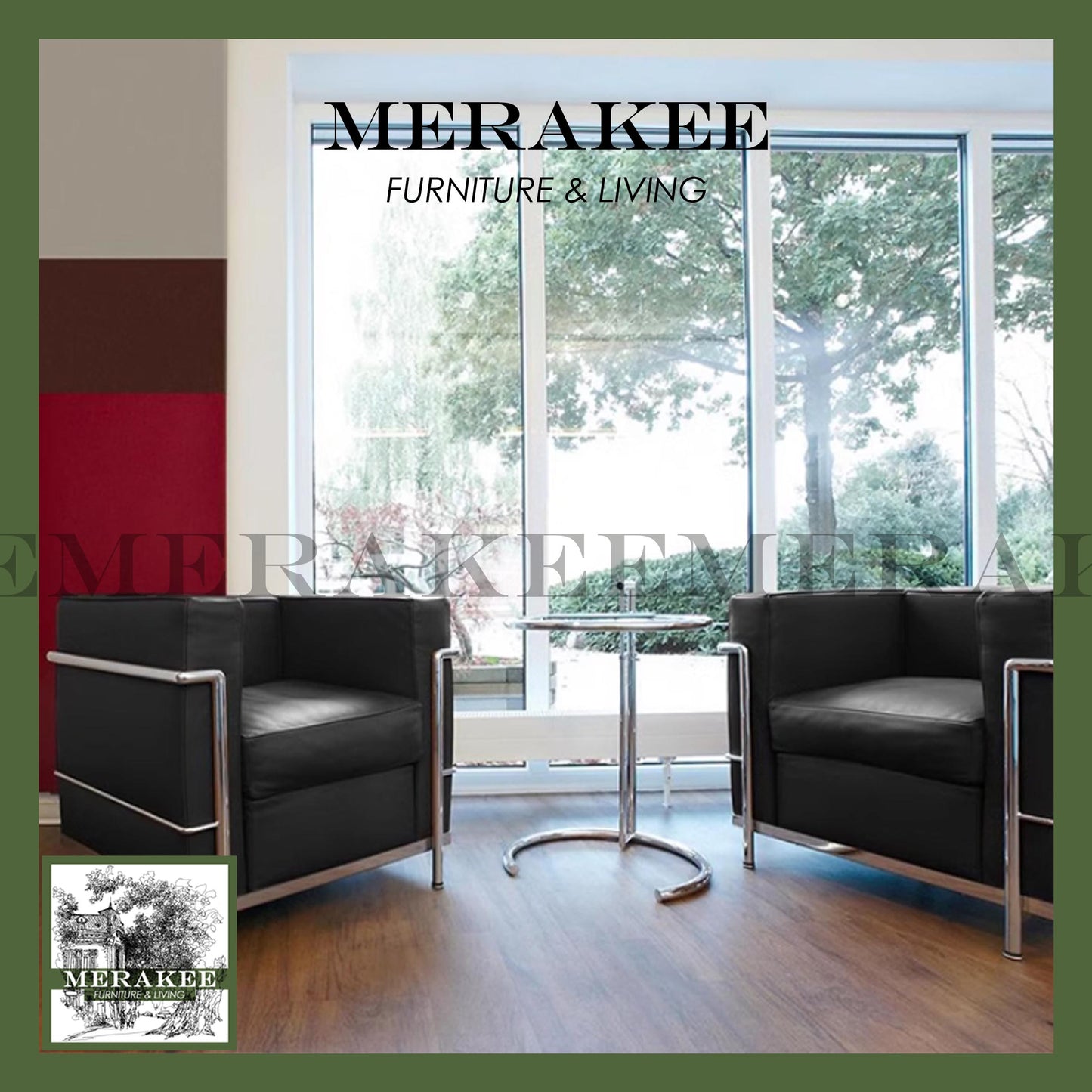 MERAKEE PU/Genuine Leather 1/2/3 Seater Sofa Color Solution Living Room Furniture YM09