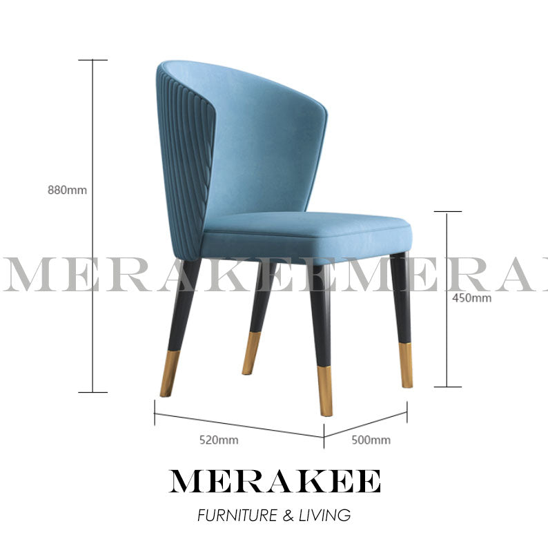 MERAKEE Dining Chair PU Leather Dining Room Furniture JCY22