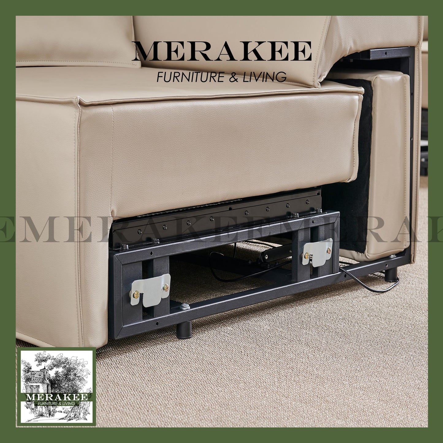MERAKEE Electric Recliner sofa Fabric 2/3/4 Seater Color Solution Living Room Bedroom Furniture XC828