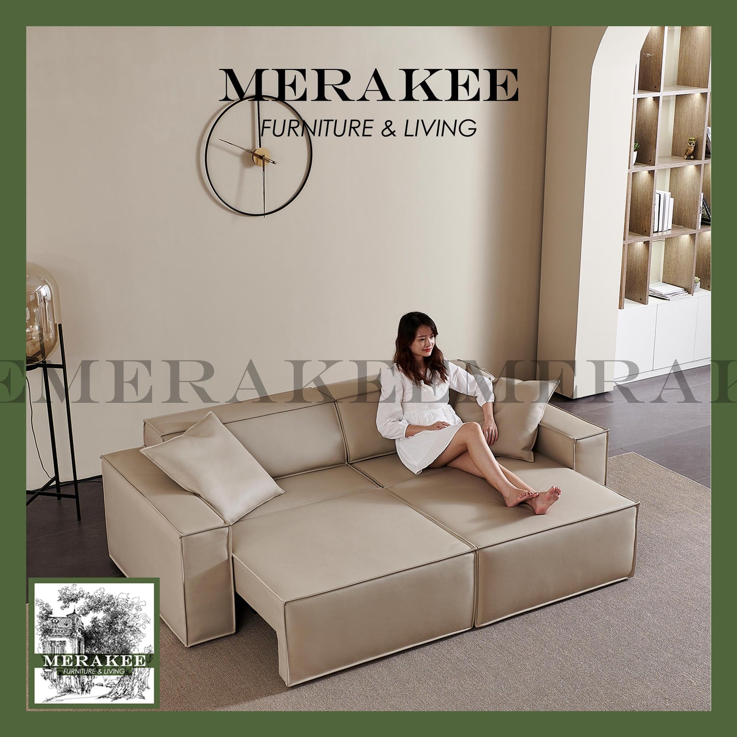 MERAKEE Electric Recliner sofa Fabric 2/3/4 Seater Color Solution Living Room Bedroom Furniture XC828