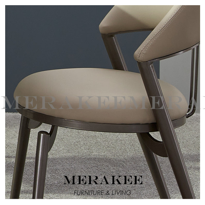 MERAKEE Dining Chair PU Leather Dining Room Furniture YZ02
