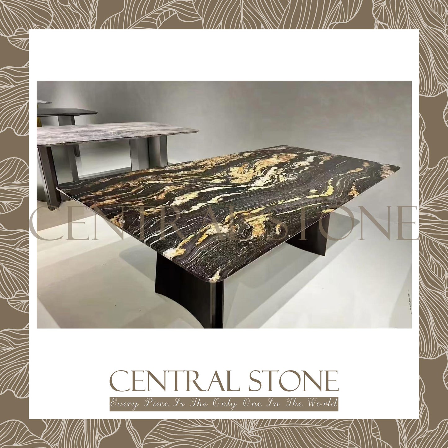 CENTRAL STONE Natural Marble From Italy Customization For Dining Coffee Side Table Feature Wall Real Marble