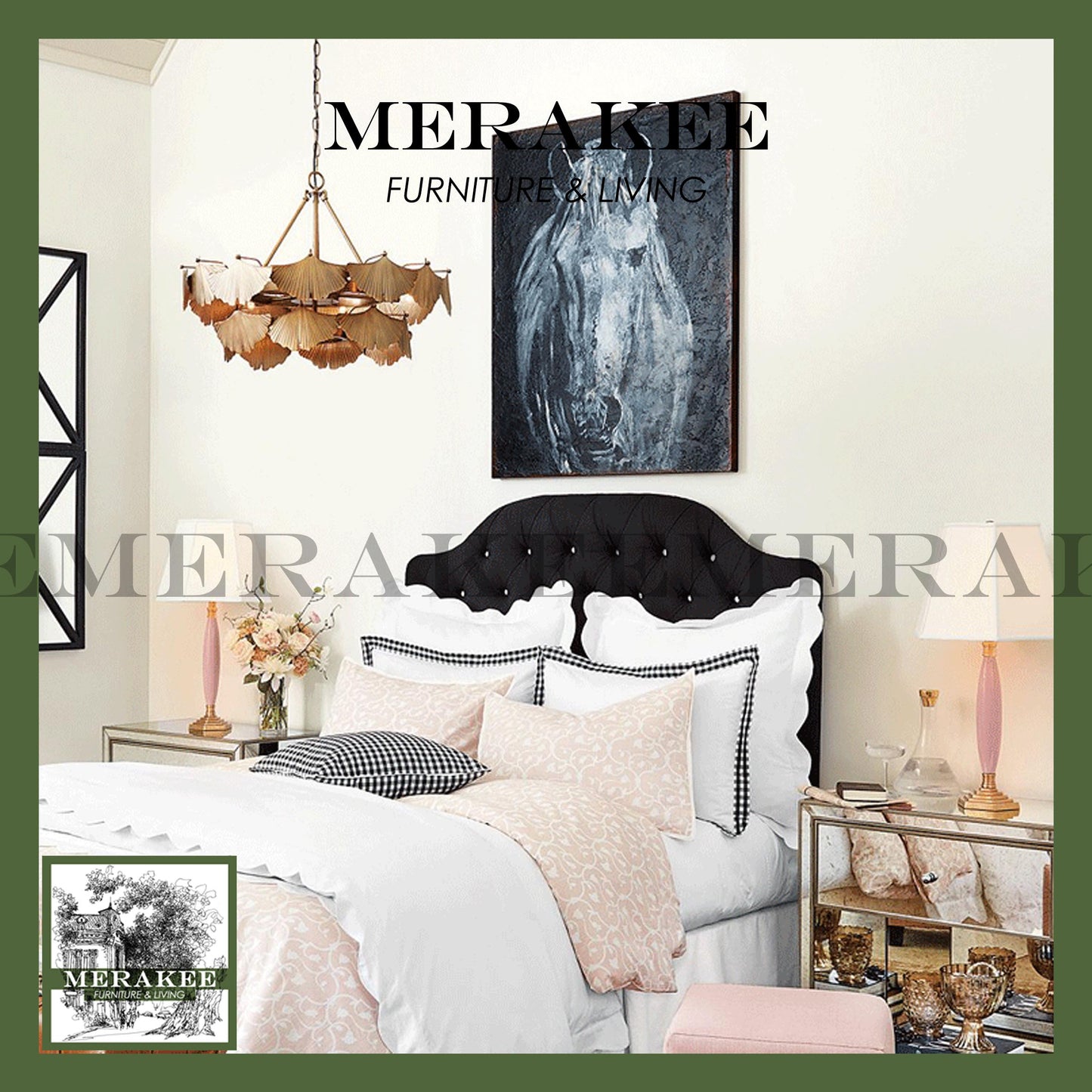 MERAKEE Copper Pendant Light Ceiling Hanging Modern Living Room Bedroom Dining Room Light MT-DW04