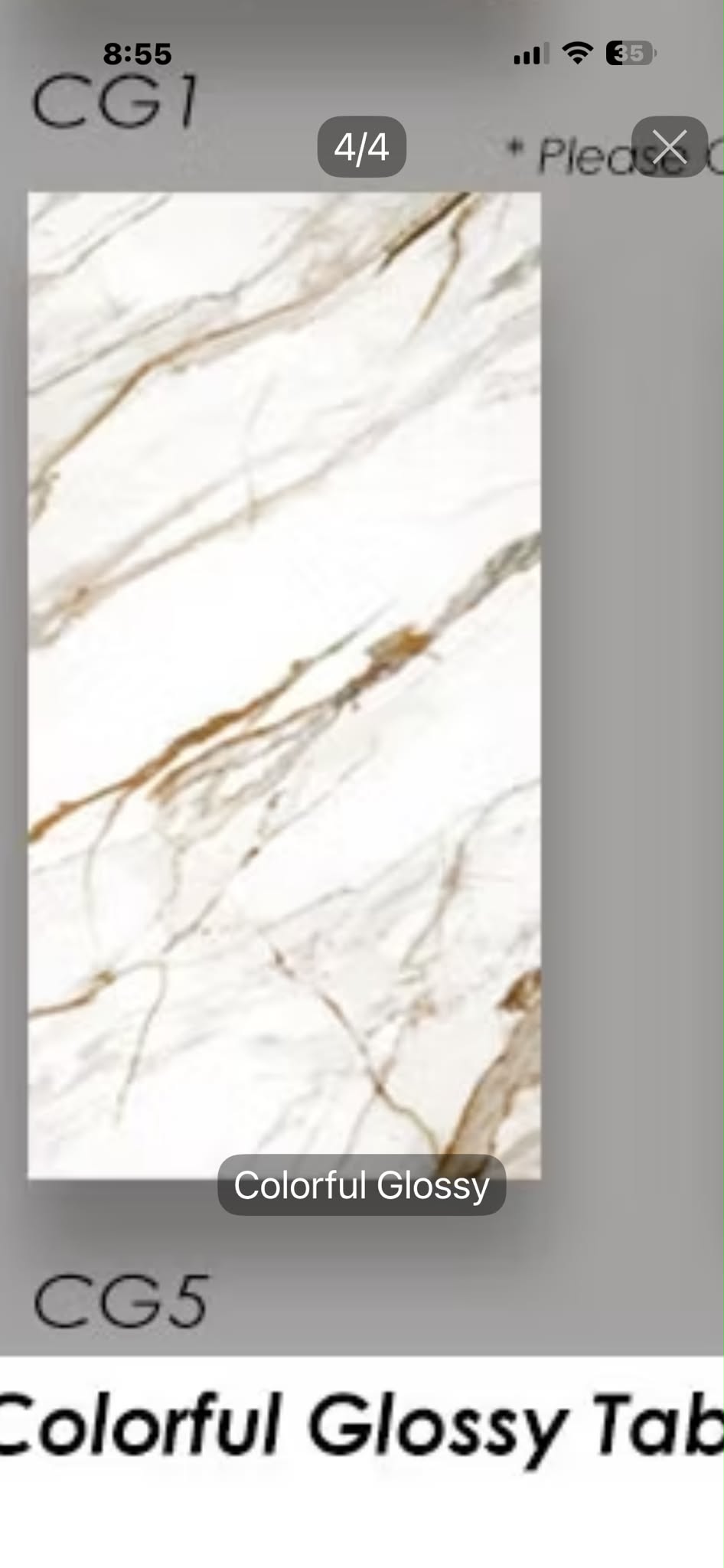 Sintered stone wall for Ann