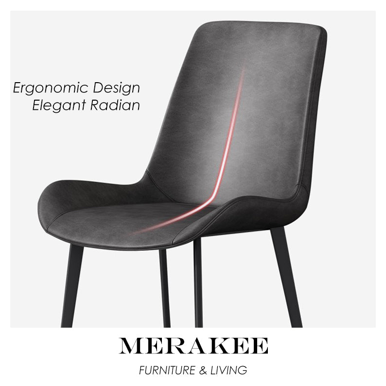 MERAKEE Dining Chair PU Leather Dining Room Furniture JC008