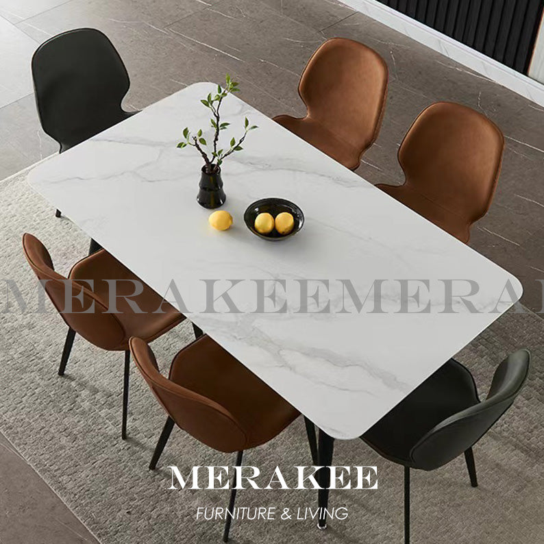 MERAKEE Dining Chair PU Leather Dining Room Furniture JCY003