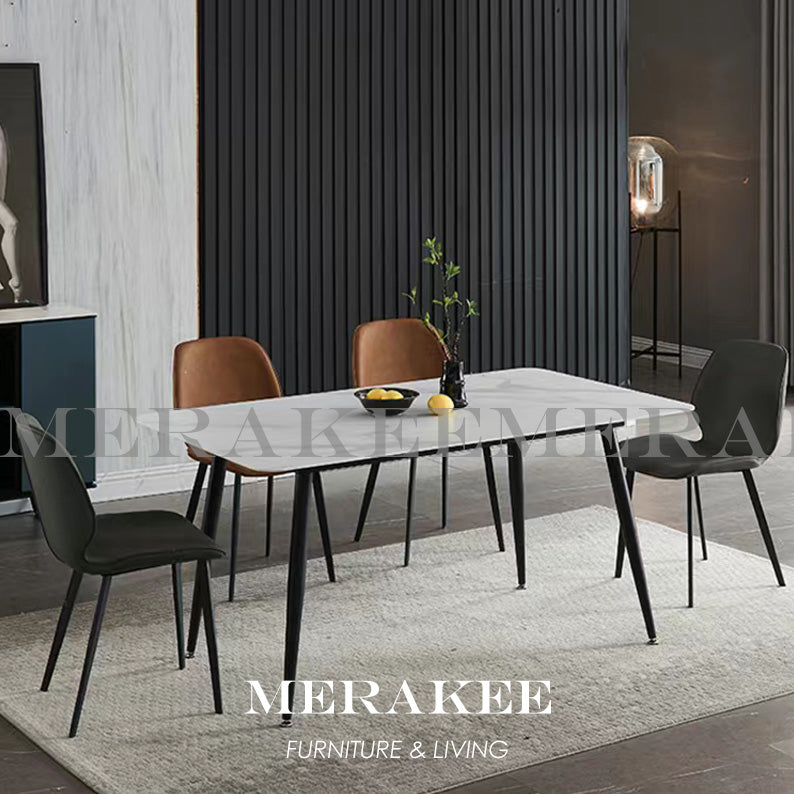 MERAKEE Dining Chair PU Leather Dining Room Furniture JCY003