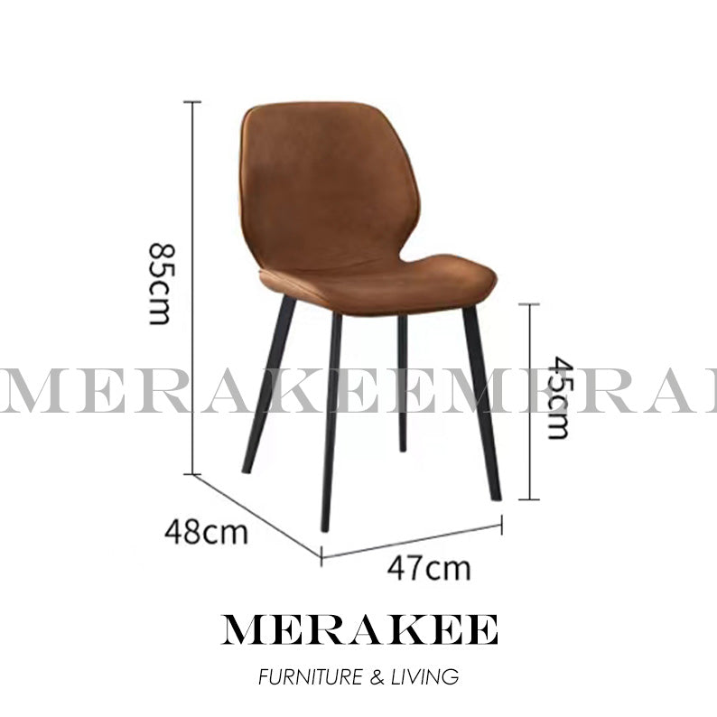 MERAKEE Dining Chair PU Leather Dining Room Furniture JCY003