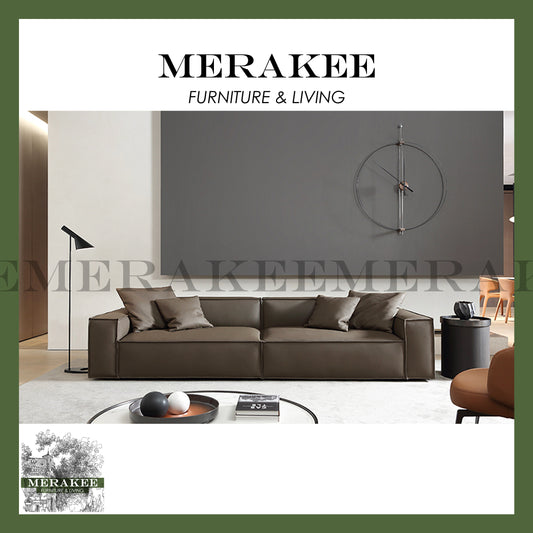 MERAKEE Leather 1/2/3/4 Seater Sofa Living Room Furniture XC818