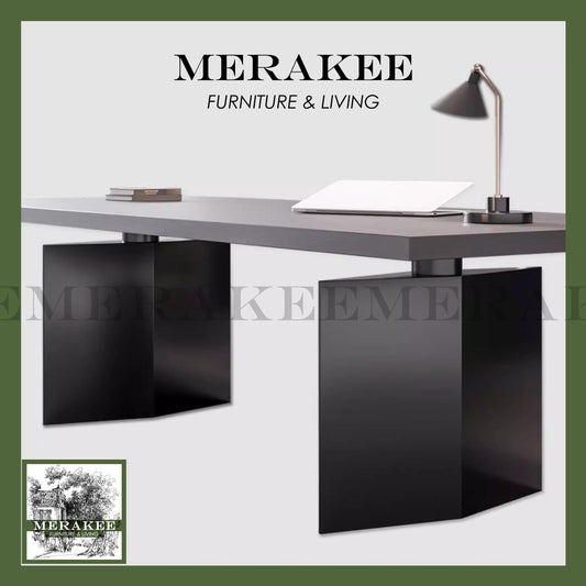 MERAKEE Sintered Stone Dining Table Customization Color Tabletop Stainless Steel Grey/Bronze Stand Dining Room Furniture PV1042