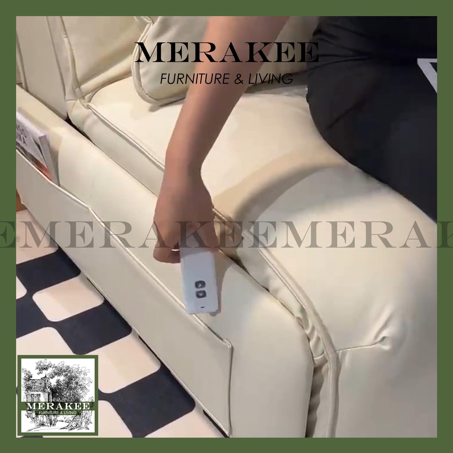 MERAKEE Electric Multi Purpose Sofa Bed Color Solution Living Room Bedroom Furniture SC2435