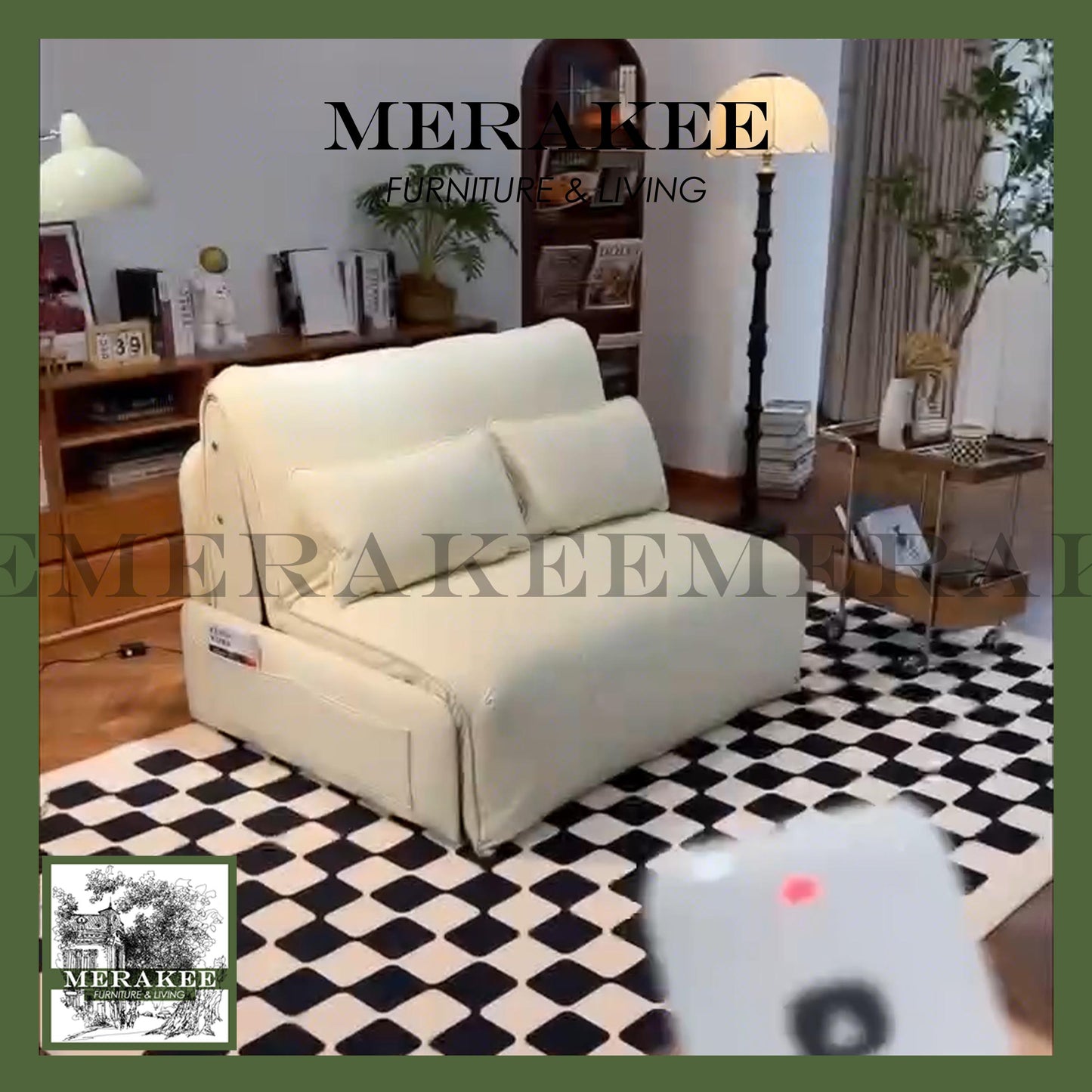 MERAKEE Electric Multi Purpose Sofa Bed Color Solution Living Room Bedroom Furniture SC2435