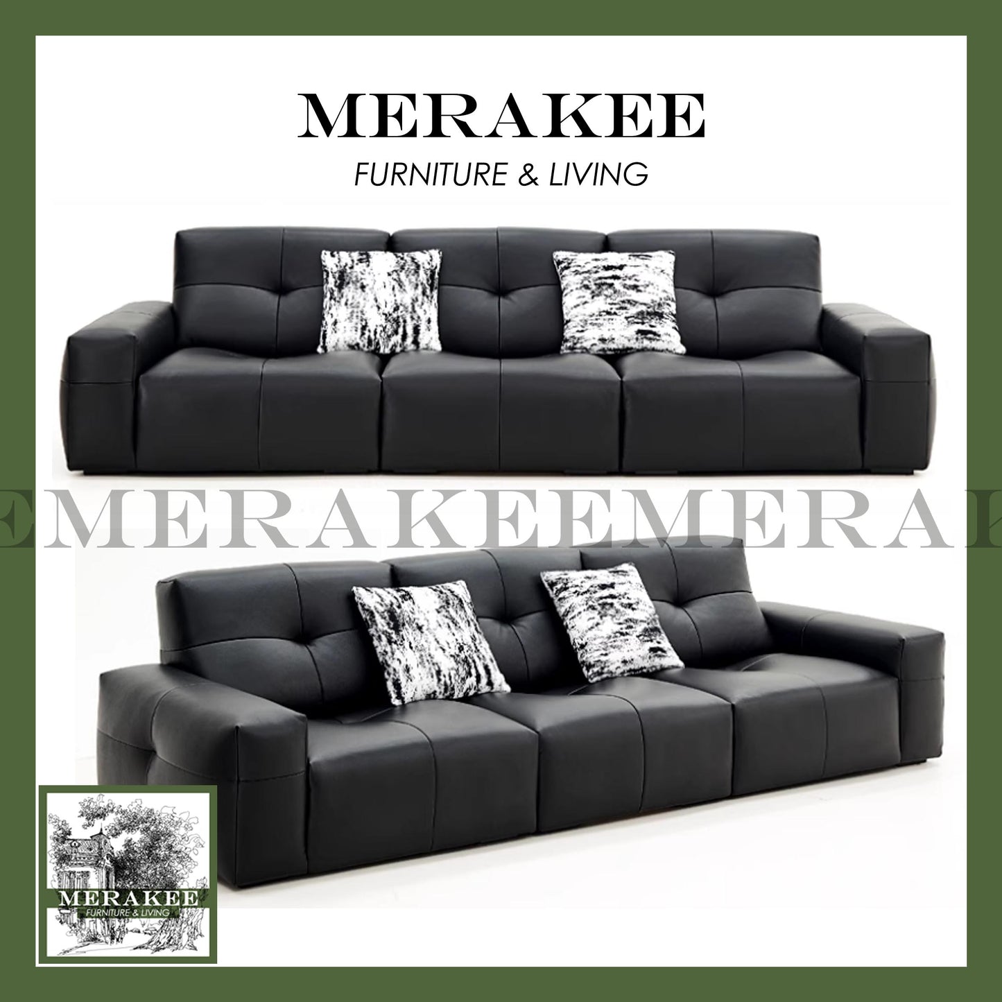 MERAKEE Full-Grain Genuine Leather Electric Recliner sofa 2/3/4 Seater Color Solution Living Room Furniture