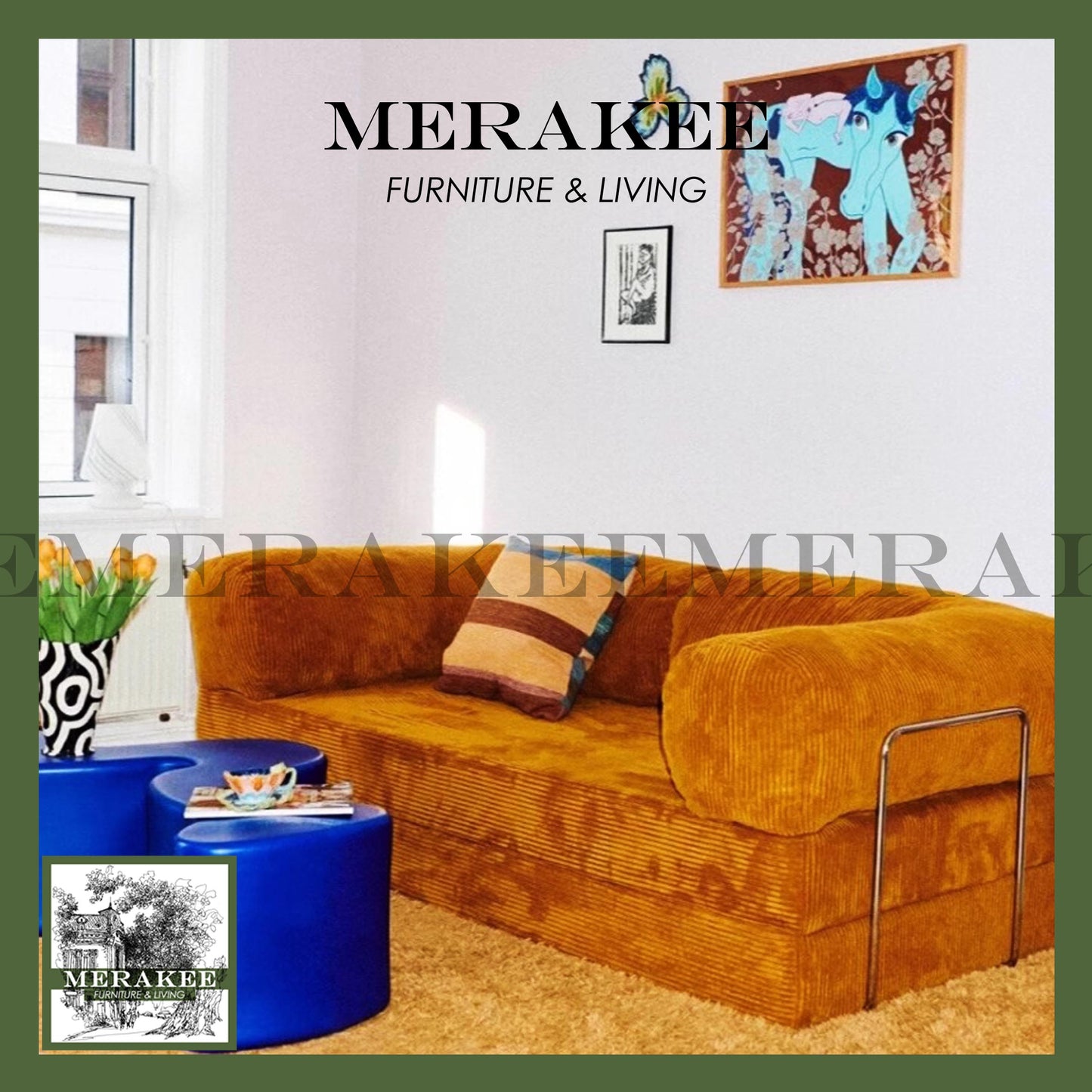 MERAKEE Compressed Multi-Functional Sofa 2/3 Seater Modular/Sectional Firm Seat High Flexibility C08