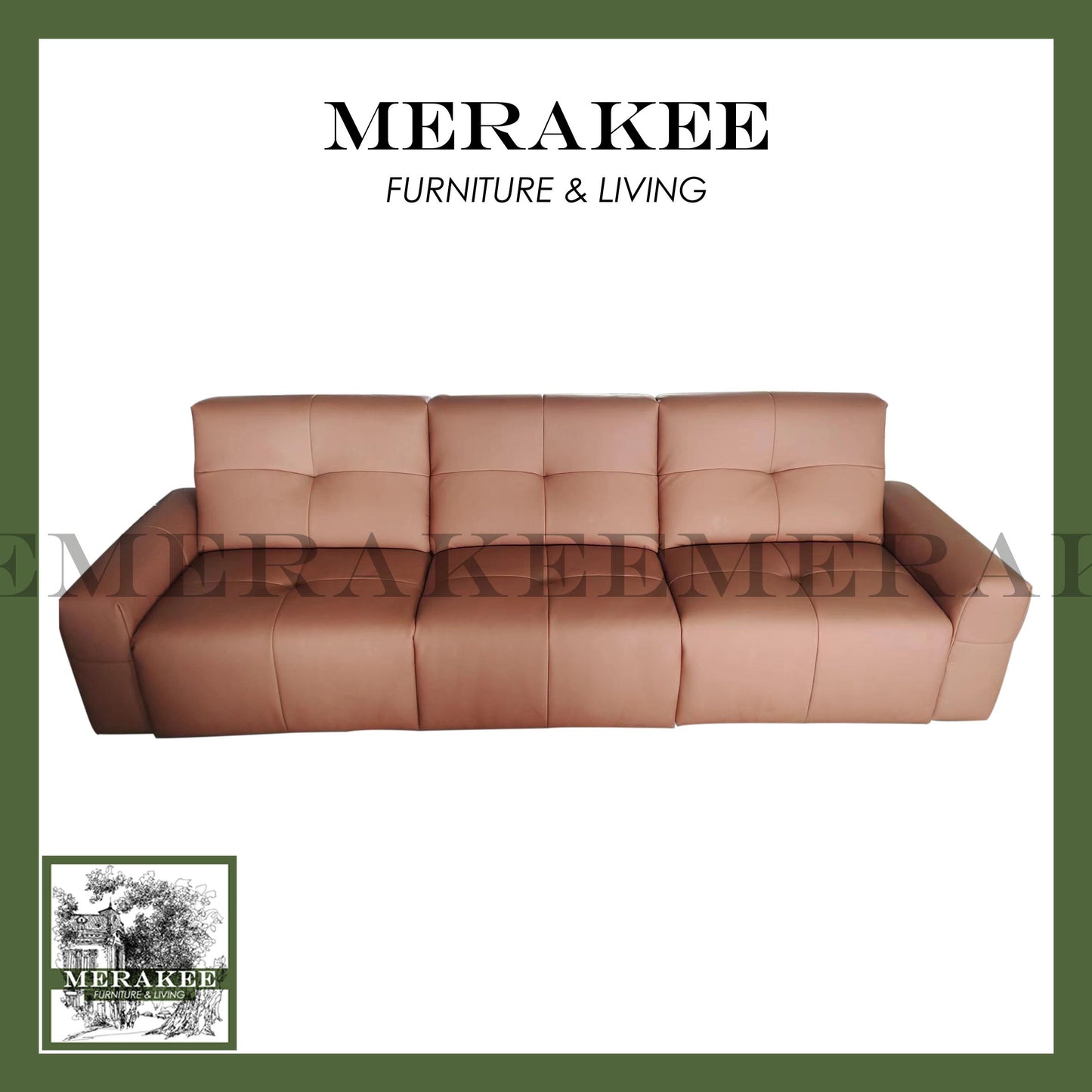 MERAKEE Full-Grain Genuine Leather Electric Recliner sofa 2/3/4 Seater Color Solution Living Room Furniture