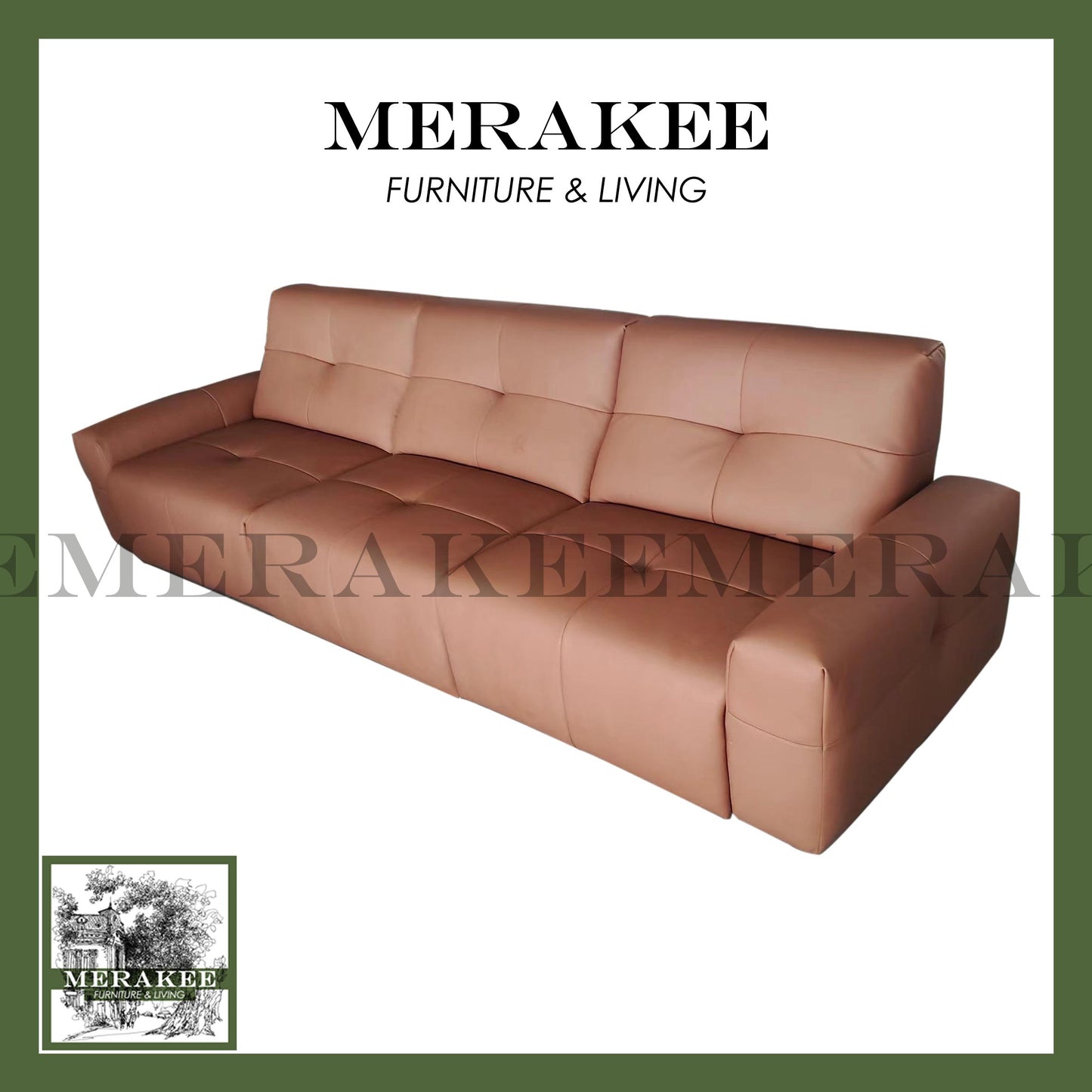 MERAKEE Full-Grain Genuine Leather Electric Recliner sofa 2/3/4 Seater Color Solution Living Room Furniture