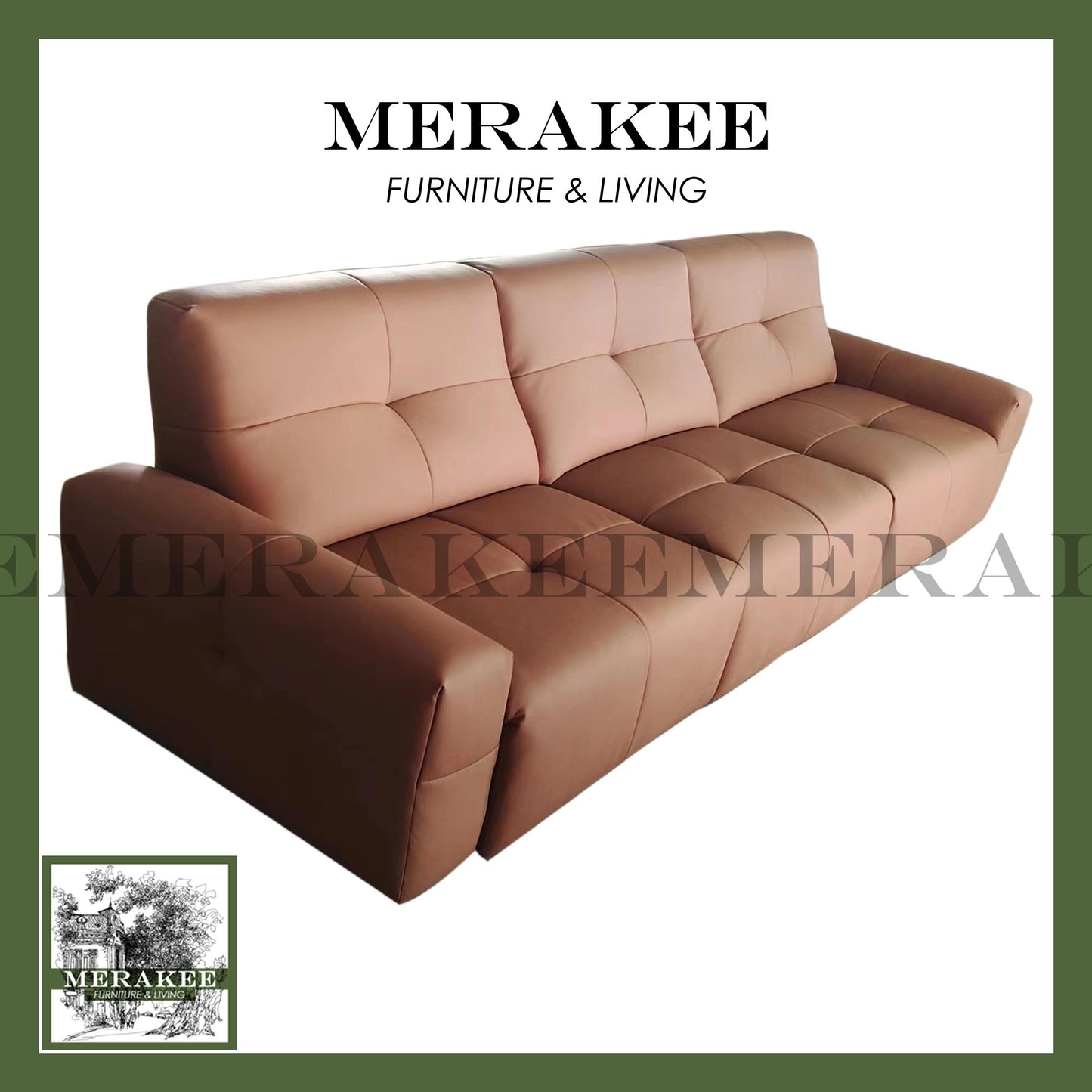 MERAKEE Full-Grain Genuine Leather Electric Recliner sofa 2/3/4 Seater Color Solution Living Room Furniture