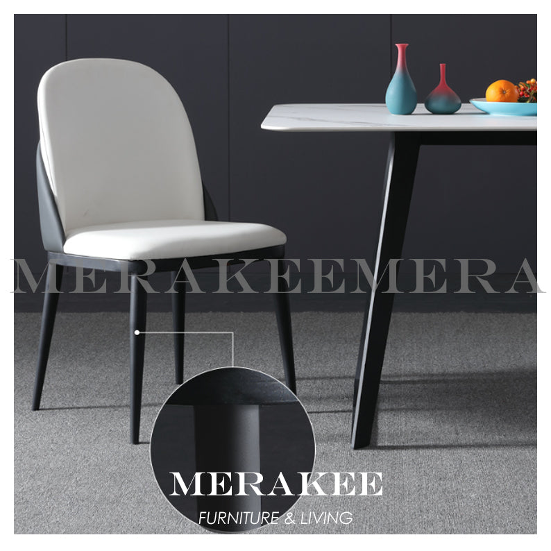 MERAKEE Customized Marble Like Sintered Stone Dining Table Dining Room Furniture F11