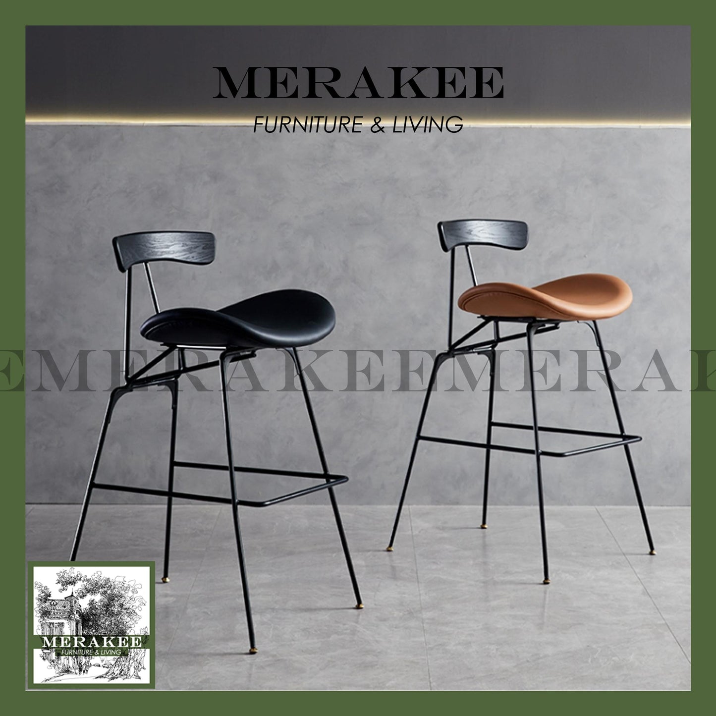 MERAKEE Bar Stool Chair BC03