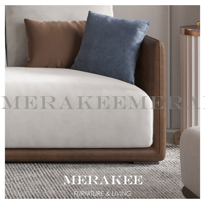 MERAKEE Fabric 1/2/3/4 Seater Sofa Solid Wood Color Solution Living Room Furniture 9099