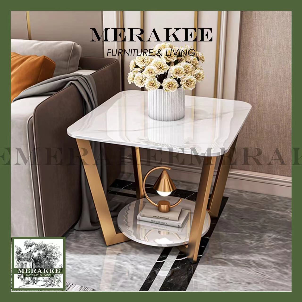 MERAKEE Sintered Stone Side Table ST02