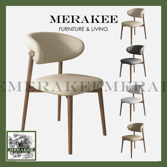 MERAKEE Dining Chair Solid Wood Dining Room Furniture JCY28