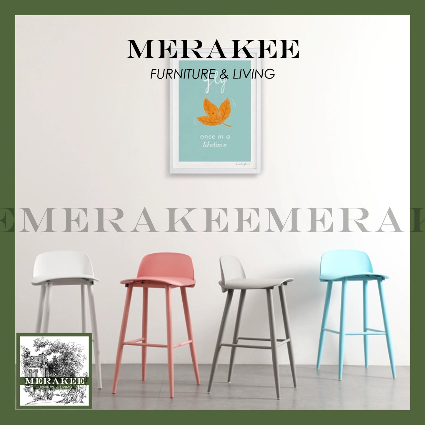 MERAKEE Bar Stool Chair BC03