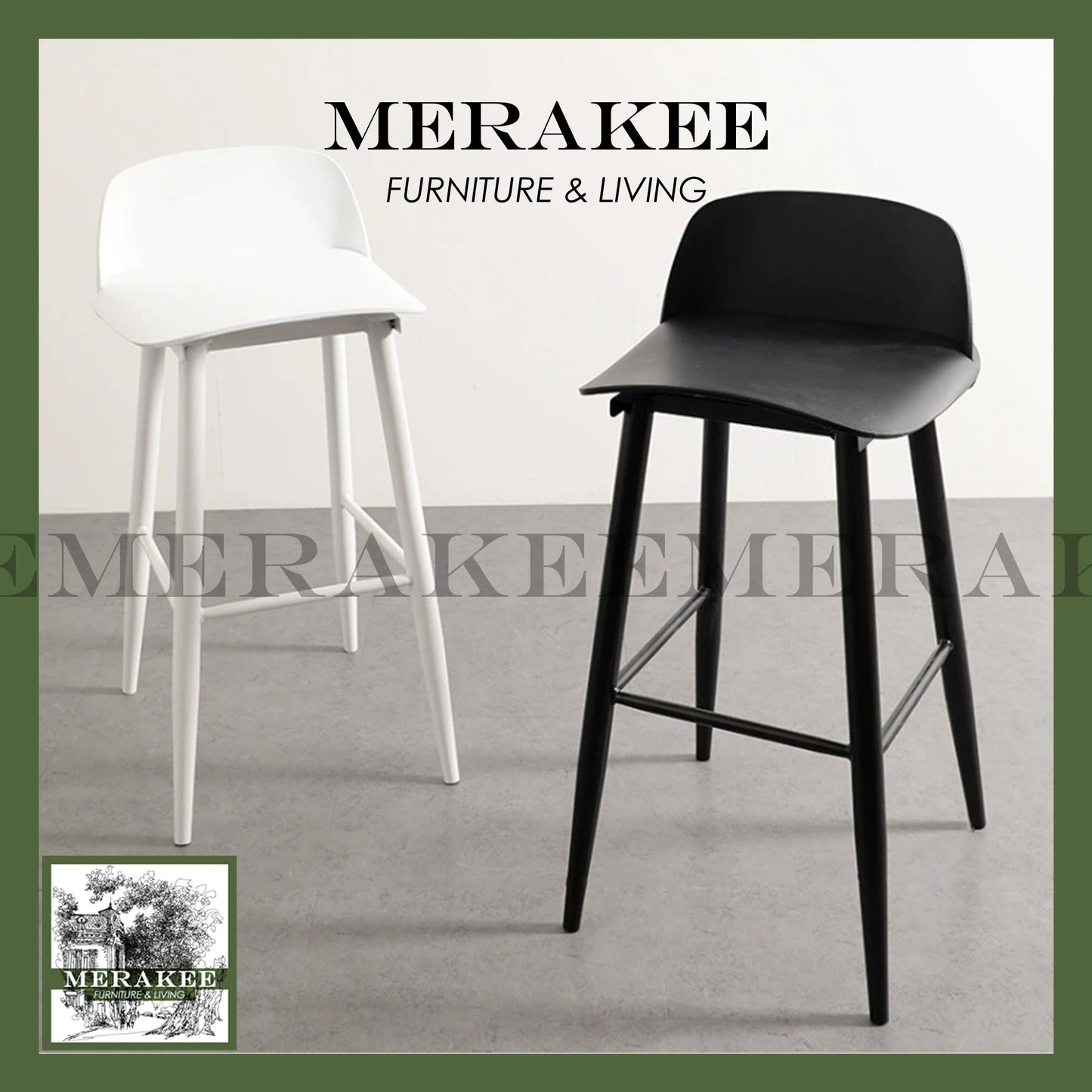 MERAKEE Bar Stool Chair BC03