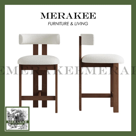 MERAKEE Solid Wood Dining Chair Bar Chair BC60