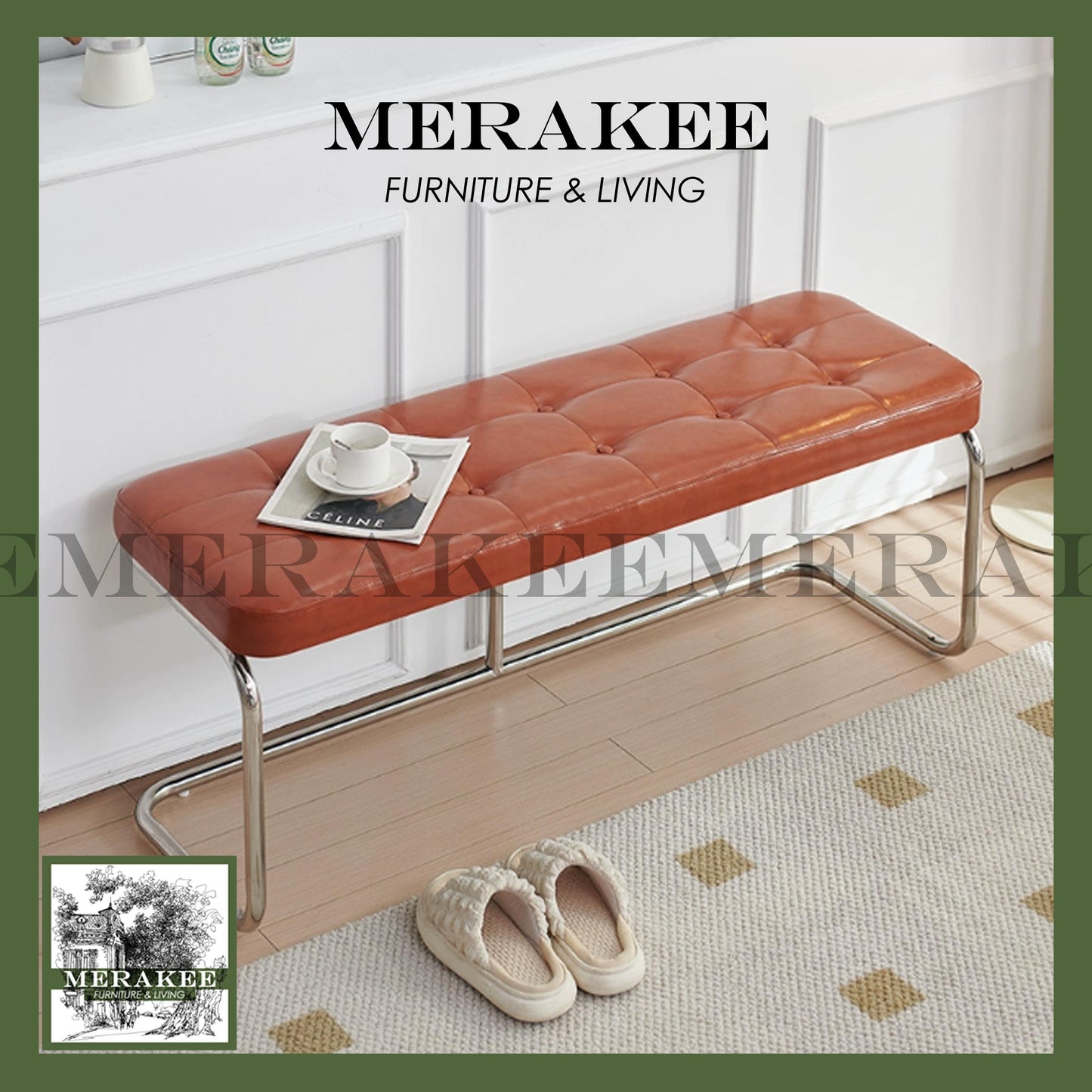 MERAKEE Bench Dining Bench Changing Shoes Bench B44