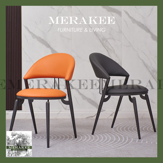 MERAKEE Dining Chair PU Leather Dining Room Furniture YZ02