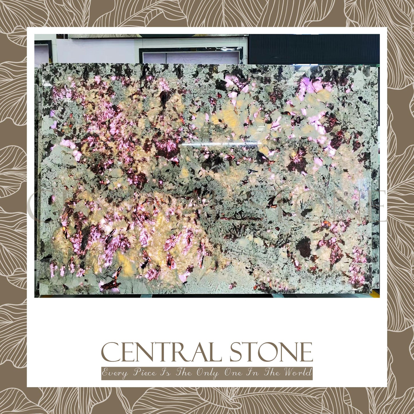 CENTRAL STONE Natural Marble From Brazil Customization For Dining Coffee Side Table Feature Wall Quartz Stone Real Marble - Silver Fox