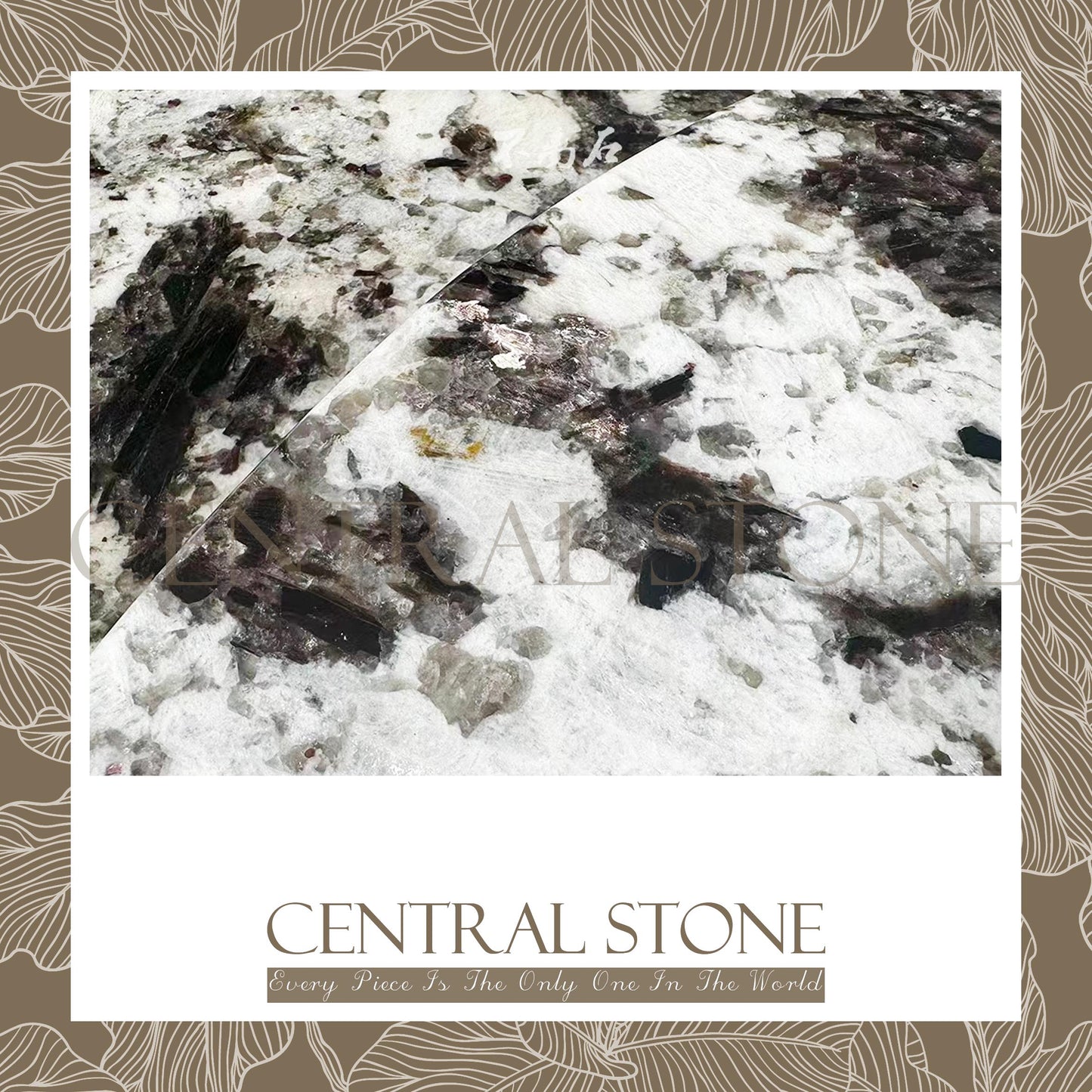 CENTRAL STONE Natural Marble From Brazil Customization For Dining Coffee Side Table Feature Wall Quartz Stone Real Marble - Silver Fox