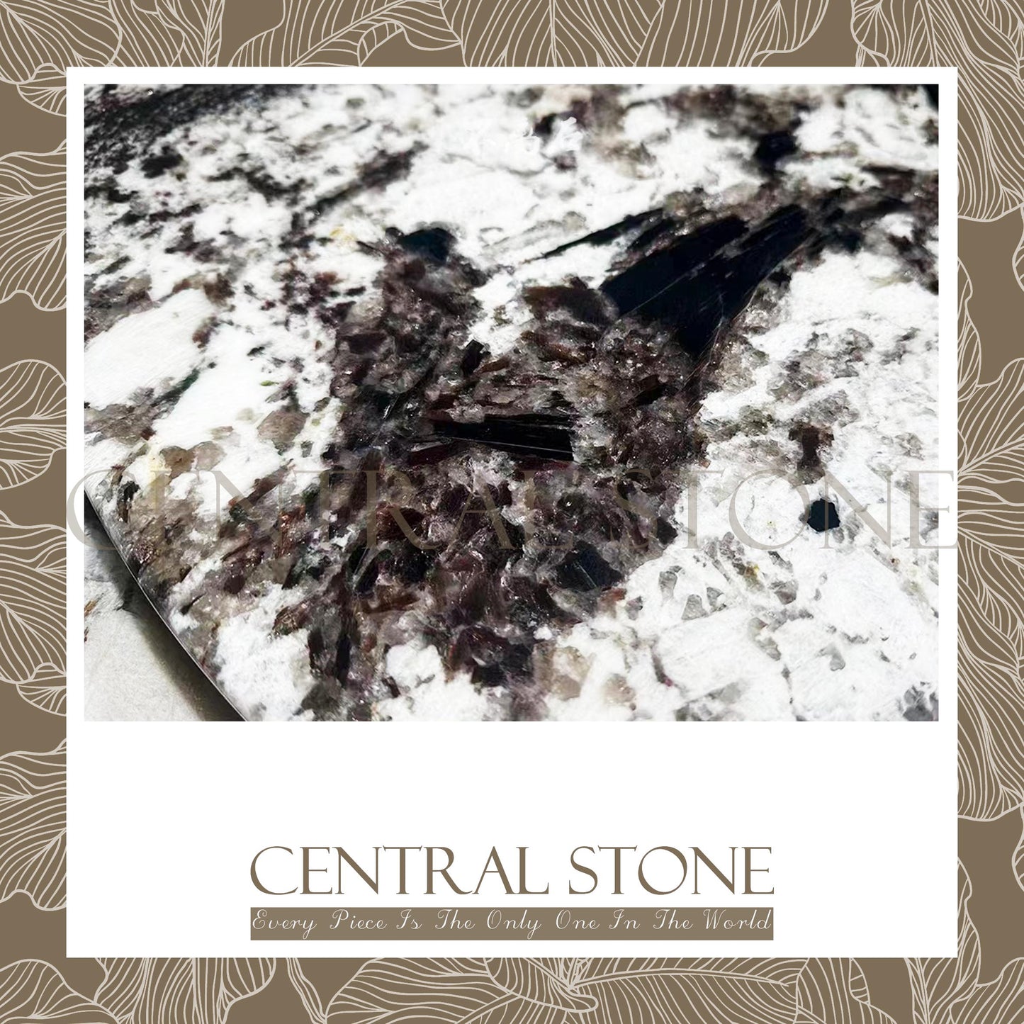 CENTRAL STONE Natural Marble From Brazil Customization For Dining Coffee Side Table Feature Wall Quartz Stone Real Marble - Silver Fox